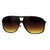 SA106 Oversize Large Thin Plastic Racer Mens Sport Sunglasses Tortoise