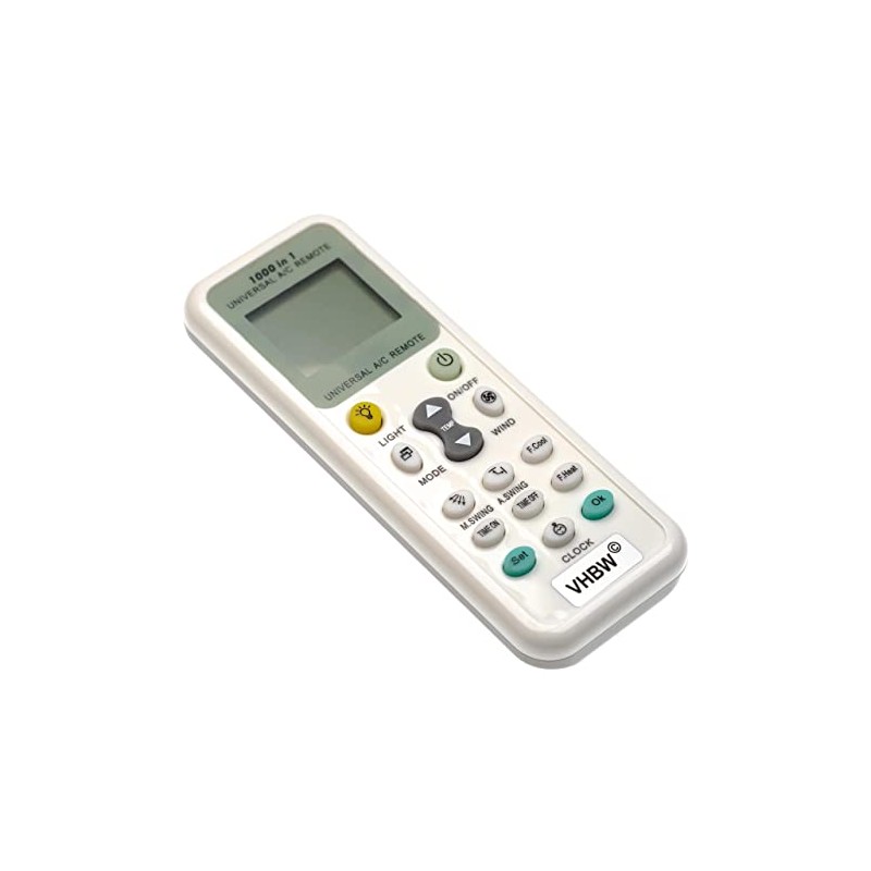 vhbw Universal Remote Control Compatible with Sharp, Soyea, TEAC, Trane,