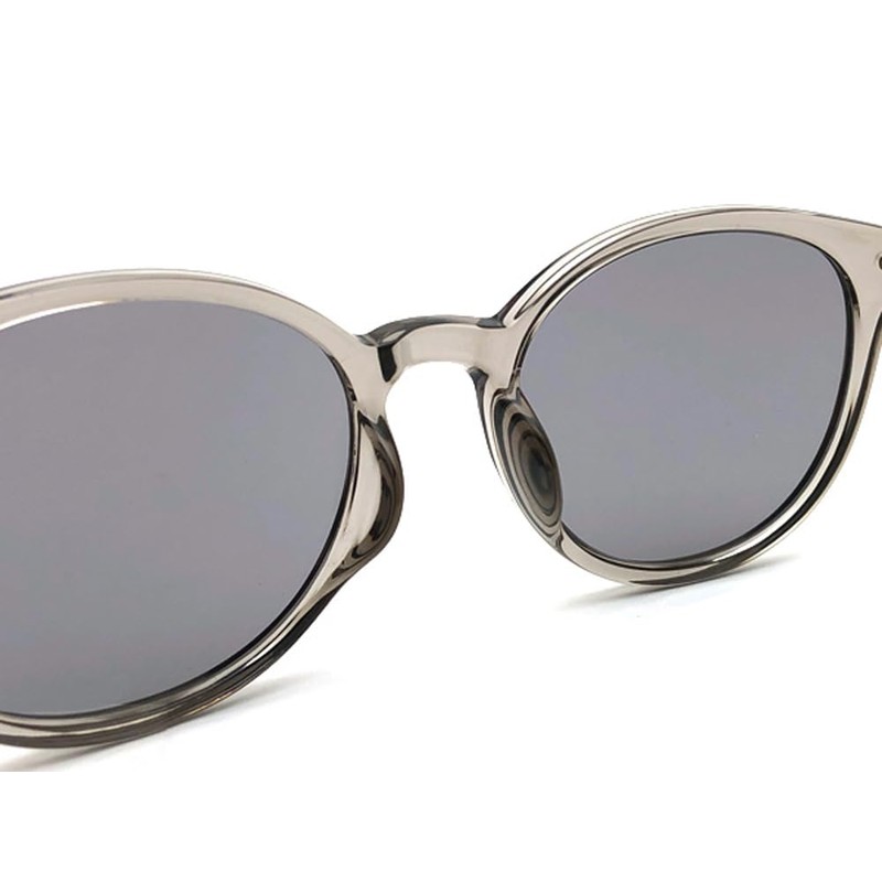 SPEED ADDICT CLEAR WELLINGTON SUNGLASS, CLEAR GRAY/GOLD x LIGHT SMOKE