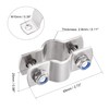 sourcing map Wall Mount Ceiling Mount Pipe Support, 304 Stainless