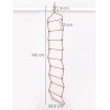 Exhivit Gancho Escalera Plegable De Alambre C/ Forro 10 Niv.