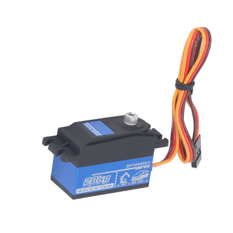20KG RC Digital Servo with Arm Blue Metal Gear Accurate