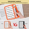 Amoper 5X 10X Full-Page Magnifying Glass with Light, Rechargeable Handheld