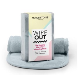 Magnitone Wipe Out Micro Fibre Cleansing Cloth, Grey, Pack of 2