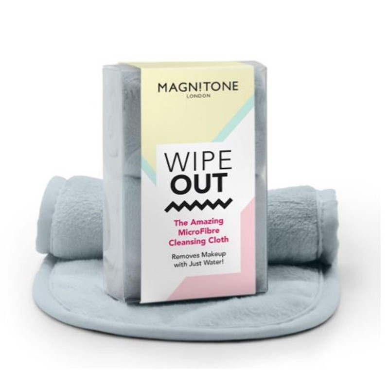 Magnitone Wipe Out Micro Fibre Cleansing Cloth, Grey, Pack of