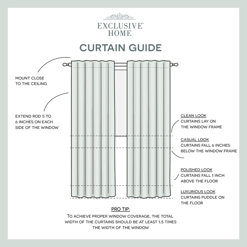 Exclusive Home Curtains Exclusive Home Catarina Layered Solid Room Darkening