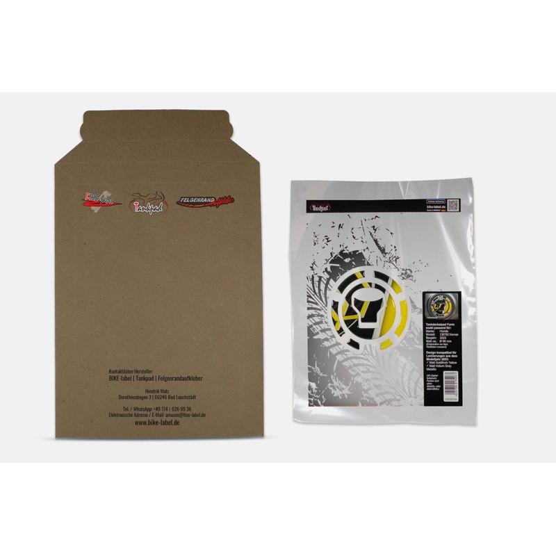Tankpad Fuel Cap Protector Compatible with Honda CB750 Hornet Honeycomb