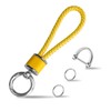 Tukellen Leather Weave Keychain Suit for car Keychain Keyring Present