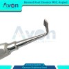 Avon Surgical Bernard Dental Root Elevator with Concave Spade Tip,