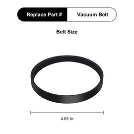 CPAI Replacement Belt Compatible with Kenmore BU4022 BU4050 BU4020 BU4018 K4010 DU2012 DU2015 Bagless Upright Vacuum (2 Belts)