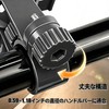 自転車スマホホルダー 防水 防振 振動吸収 ワンタッチ固定式 360度回転 落下防止 多機種対応 ロードバイク用 ブラック