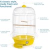 HomeStock Elegant Escape Small Round Bird Cage with Graceful Design,