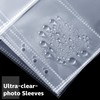 CHENGU Binder Pockets Clear 4 Pocket 2 Pocket 1 Pocket