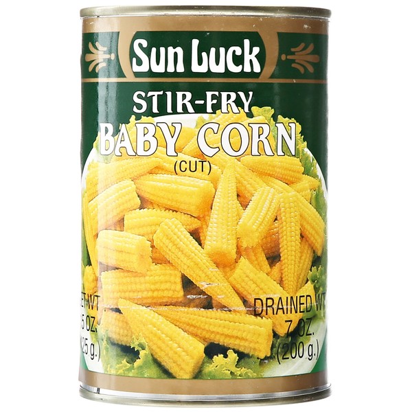 Sun Luck Cut Baby Corn, 15 oz