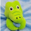 Yikes Twins Alligator Lovey Blanket for Baby | Large 20"