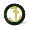 Tubal Cain Masonic Auto Emblem Car Decal Blue & Gold