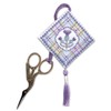 Textile Heritage Scissor Keep Cross Stitch Kit - Tartan Thistles