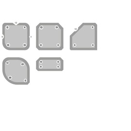 paymali Fugengl?tter Set 5-tlg - Fugenabzieher Set fr Silikon und Acryl