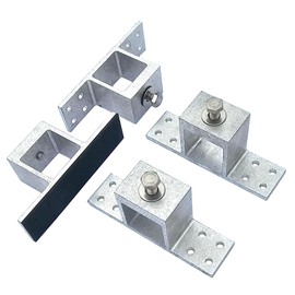 Metal Roof Mounting Bracket for Unistrut Channel & Solar Racking - Extruded 6061-T6 Aluminum – Four Screw Down Top Mounting Brackets for Slotted Framing Strut – (4 Pcs)