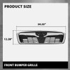 G-PLUS Front Bumper Grille Grill Trim Assembly Compatible with Subaru