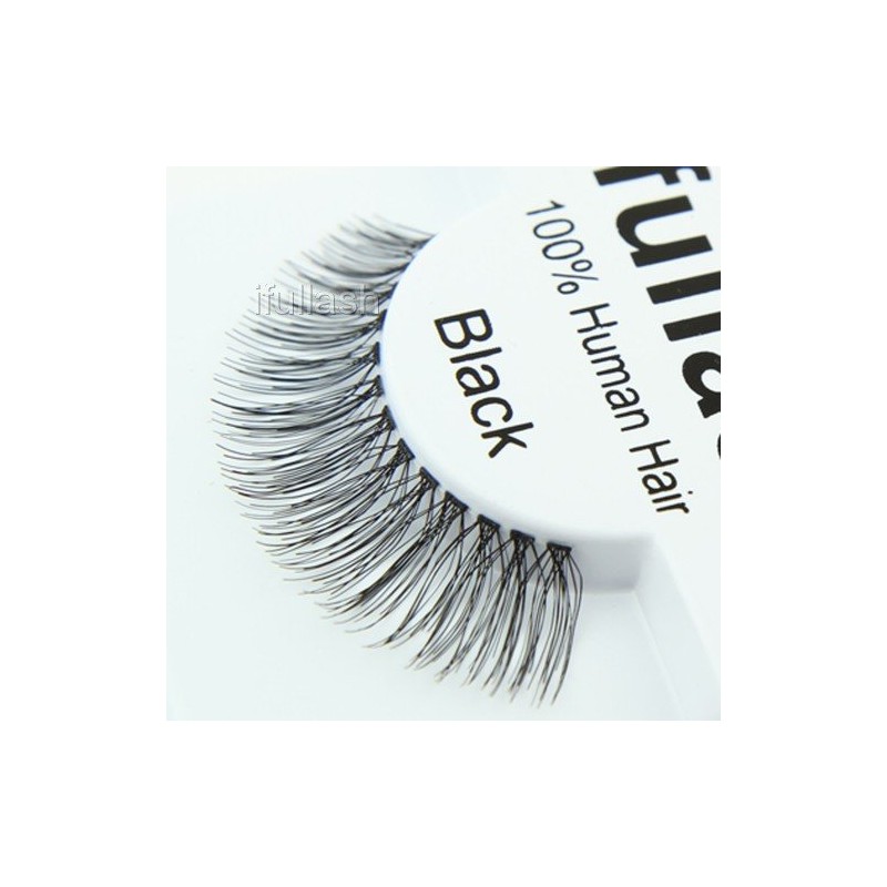 #218, 6 Pairs ifullash 100% Human Hair Eyelashes