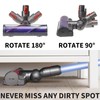 Wingsflying Quick-Release Motorhead Cleaner Compatible with Dyson V7 V8 V10