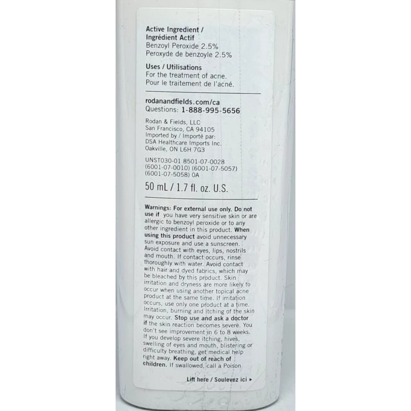 Rodan and Fields Spotless STEP 2 Acne Clearing Treatment New