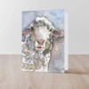 CafePress Shorn This Way, Sheep Folded Greeting Cards (10-pack) Matte