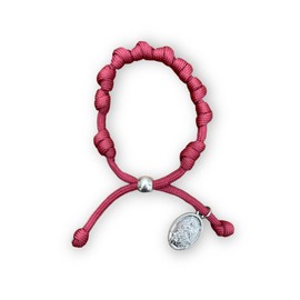 MUNIFICENCE Christian Catholic Blessing String Bracelet Prayer Rosary Paracord Protection Medals Jewlery for Men and Women,Pulsera Rosario Hilo Paracord Adultos Hombres y Mujeres, Plastic, no gemstone