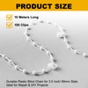 Vertical Blind Bottom Chain (10m, 100 Clips) - Vertical Blinds