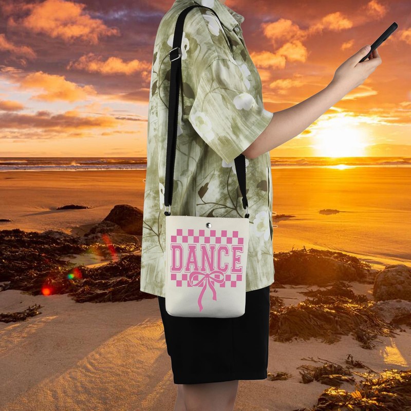 KUIYAI Dancer Crossbody Bag Dancing Lover Gift Dance Team Gift
