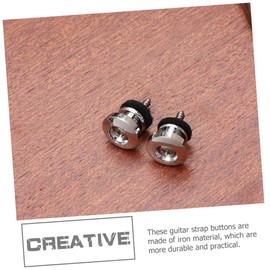 Vaguelly 24pcs Electric Guitar Strap Locks Locking Guitar Strap for Bass Acoustic Pegs