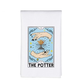 MBMSO Pottery Tw Kitchen Towel (Kitchen Cloth) - Classic, Soft, Polyester, 16" x 24"