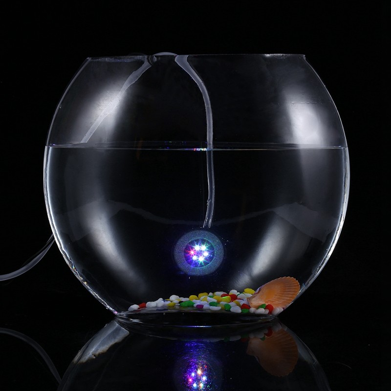 New LED Submersible Air Bubbles Aquarium Light Colorful Fish Tank