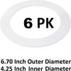 Lighting Labs 6 Pack Matte White Goof Trim Ring for