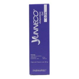 Yunneco Adapaleno 0.3% Gel 30g Antiacné Retinoide Tópico Todo Tipo Piel
