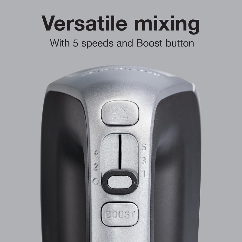 Proctor Silex 5-Speed + Boost Electric Hand Mixer with Powerful