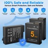 Rszfnjxry Osmo 360 Battery(2 Packs) with 27W Fast Intelligent Bi-Directional