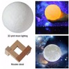 Mayround 3D Full Moon Lamp, 15cm/5.9 Inch LED Lunar Moon