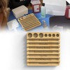 Aesthetic Practitioner Syringe Tray with Vial Holder, Bamboo Vial Holder