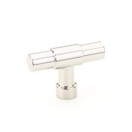 Emtek Jasper Finger Pull, 2" Overall, Polished Nickel
