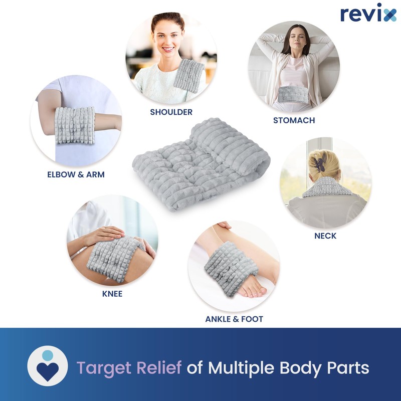 REVIX Microwave Heating Pad, 6 * 12" Multipurpose Heating Pad