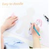 Angoily 20pcs People Pattern Cutouts Cardboard Paper Doll Cutouts for