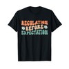 Regulation Before Expectation Retro Neurodiversity Therapist T-Shirt