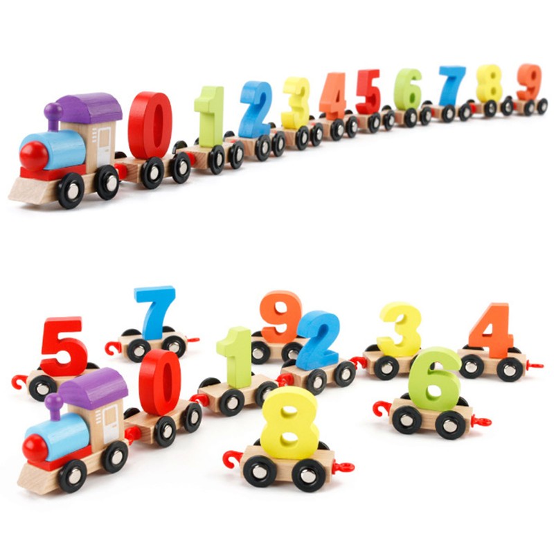 11 Sections Number Train Toy Early Educational Counting Number Train