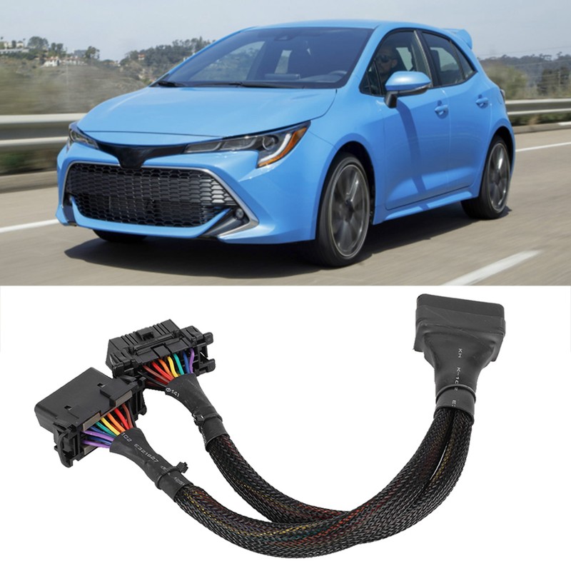 1 to 2 OBD Adapter Splitter Y Cable Extension Cord