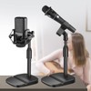 Generic Desktop Microphone Stand, Desktop Microphone Clamp/Holder Stand Adjustable Mic