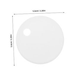 TEHAUX 1pair White Toilet Bolt Caps Practical Toilet Screw Cover Caps for Bathroom Easy Installation Decorative Cover Toilet Bolt Covers for Various Models