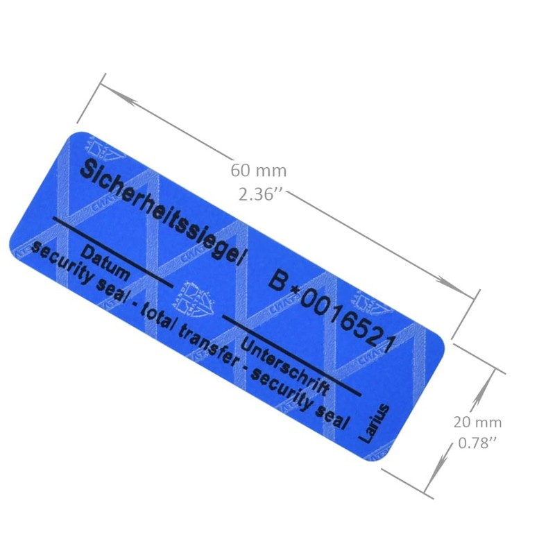 Larius Security Labels - Transfer Type Seal Security Seal Security