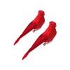 Cardinal Red Birds with Clips - Bird Ornaments or Wreath